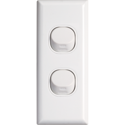 Standard double architrave switch vertical  - DXWS2/ A