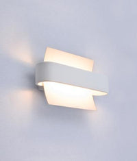 WALL Int City S/M 6W RECT CURVED Matt Wh 3K 460 Lm - DUBAIG2