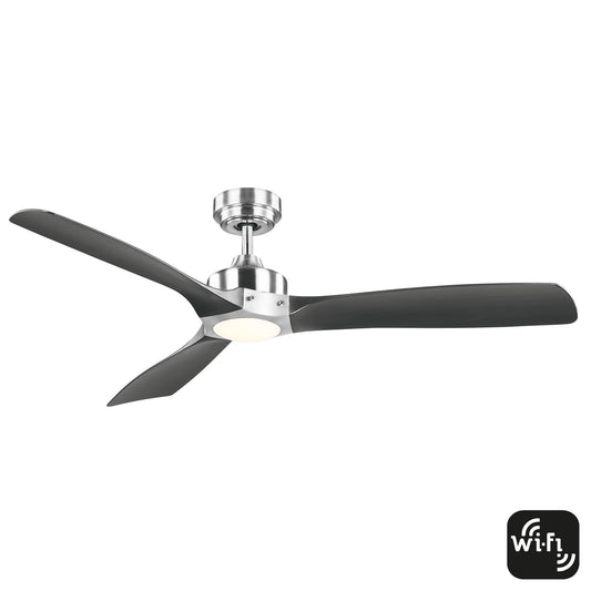 Minota DC Ceiling Fan with LED Light - (FC628133GBC - FC628133GBK - FC628133GWH)