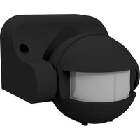 Motion Sensor 180deg Round IP44 - Black - FMS-12050