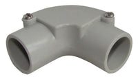PVC - Inspec Elbow Grey 20mm (PVC-04020) - ELB-20G/IN