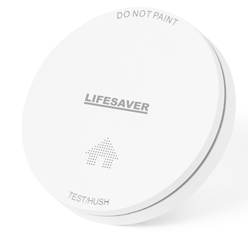Standalone Lithium Battery-Operated Photoelectric Smoke Alarm - LIFPE10LP