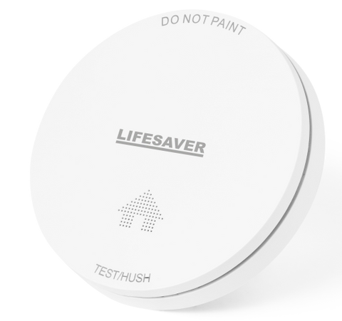 Standalone Lithium Battery-Operated Photoelectric Smoke Alarm - LIFPE10LP