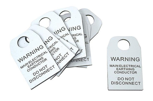 Standard Earth Stake / Rod + Clamp + Warning Tag - ERSET