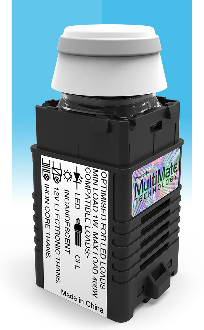 Diginet 400 Watt LEDSMART MultiMate Programmable Rotary Dimmer With Tap ON/OFF Function - MMDM/RT