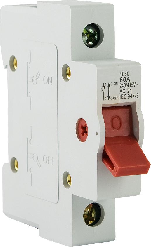 Main switch 50A 1 Pole - 30639NLS