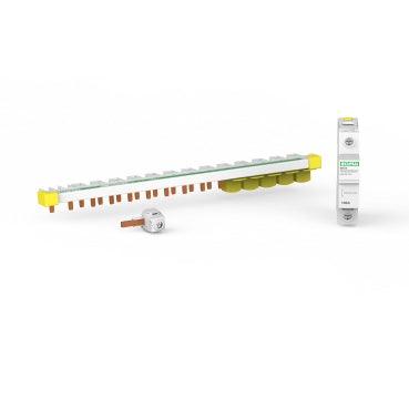 Clipsal MAX9 MAXBAR 1P+N, 15 Modules, 100 A with N Block and Accessories - MX9B115N