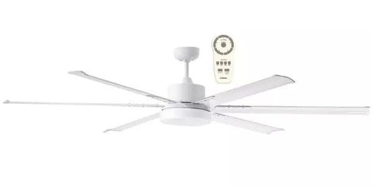 Albatross 84″ DC Ceiling Fan With 24W LED Light and Remote - MAFML3BR + MAF210B