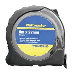 Wattmaster 8 Metre x 25mm Tape Measure - WATMR8WHD