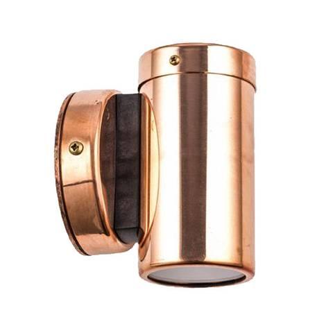 PILLAR FIXED GU10 Cop IP54 RND B/Plate A/Glare - PG1FCEC - ARCK Electrical Wholesale Supplies