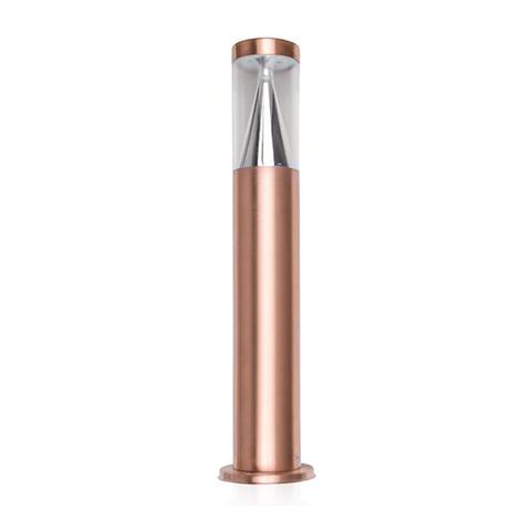 LED Bollard Light 6w in Copper or Stainless Steel - PORTUS1FLC - PORTUS1FLSS