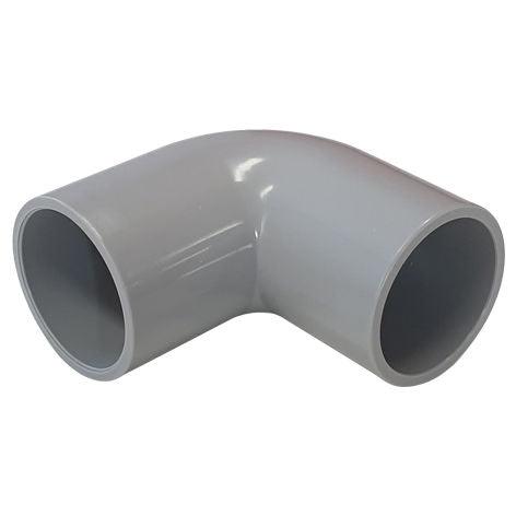 PVC - Elbow Right Angle Grey 25mm - ELB-25G/RA