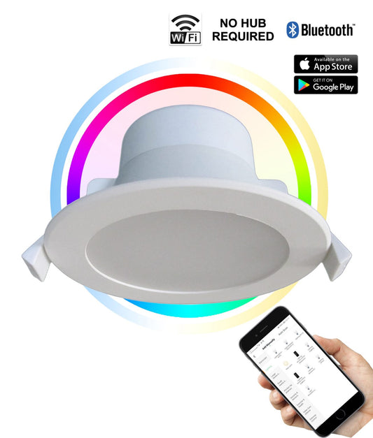 D/L LED SMART 9W WH IP44 90mm P/C 3K/6.5K 750 (820Lm) - SMTNOVA1 - ARCK Electrical Wholesale Supplies