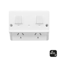 Double Power Point IP54 - SPP02GIP-WIFI