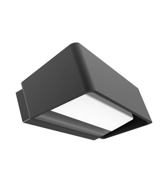 WALL S/M Up/Dn 13W RECT Wh 3K IP65 Opal Diff 600 Lm - TOPA0002 - ARCK Electrical Wholesale Supplies