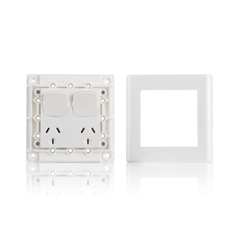 Transco Double Outlet GPO (Euro Large Dolly Rocker) - P2LL
