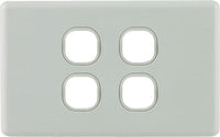 Standard 4 Gang Cover & Plate Only - DXWS4PWH