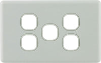 Standard 5 Gang Cover & Plate Only - DXWS5PWH