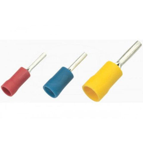 Pin terminal, red, 100pk - ALCPINR/100