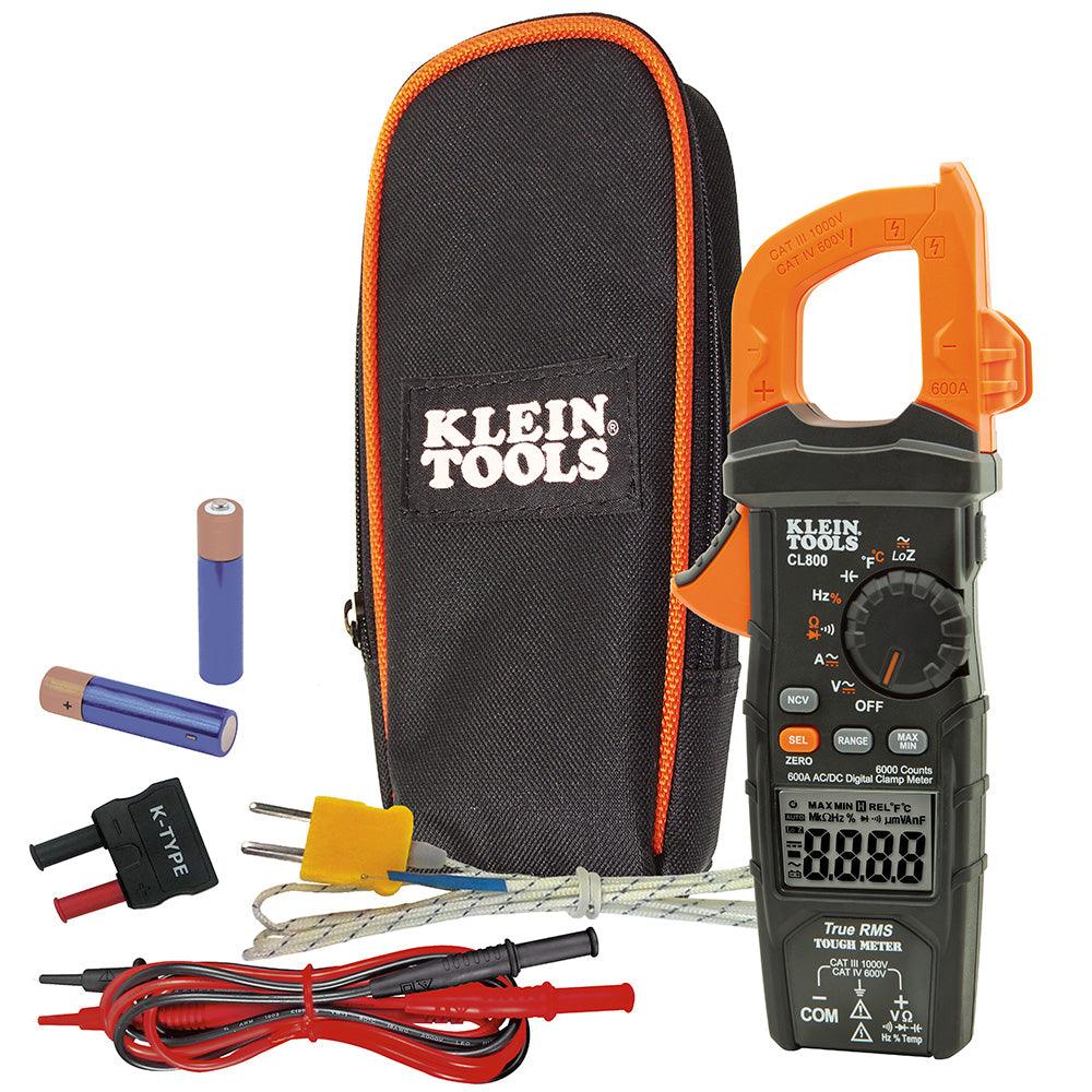 600A AC/DC TRMS TEMP LOWZ CLAMP METER A-CL800