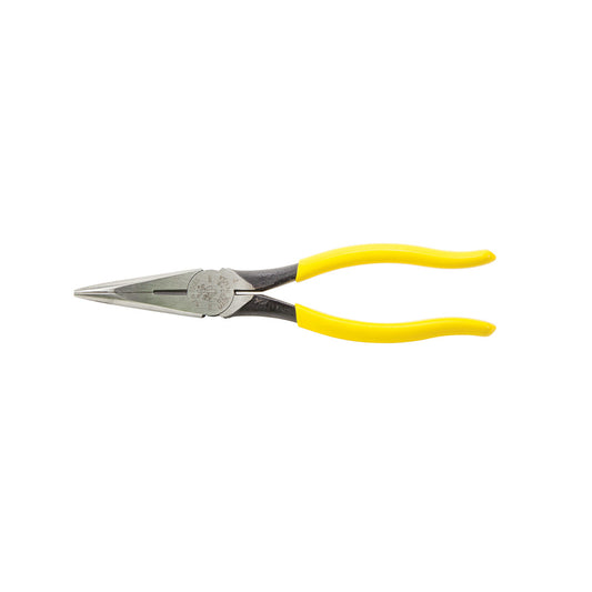 8" HD LONG-NOSE PLIERS - SIDE-CUTTING A-D203-8