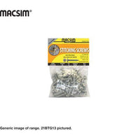 Galvanised Button Head Stitching Screw 8gx16mm (100 Pack) - 21btg16