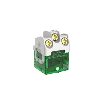 Clipsal Iconic Bell Press Switch Mechanism 10A with LED - 40MBPRL-VW