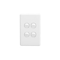 Clipsal Classic 4 Gang Switch White - C2034VA-WE
