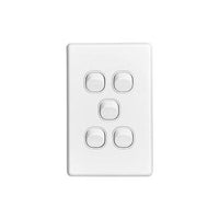 Clipsal Classic 5 Gang Switch White - C2035VA-WE