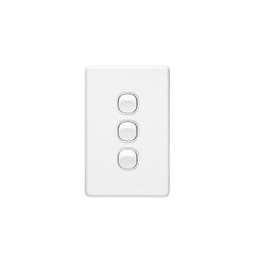 Clipsal Classic 3 Gang Switch White - C2033VAWE