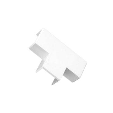 Australian Plastics 16mm x 16mm Cable Duct Flat Tee White - CD1616TFWH