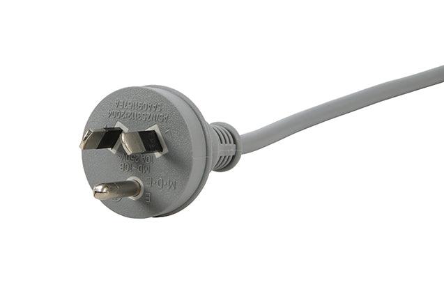 3pin Round Earth Plug 1.1mtr 10A - Grey 1.0mm - 40076NLS | ARCK ...