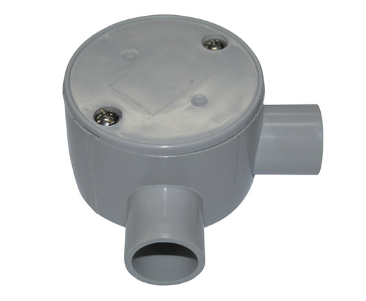 JUNCTION BOX SHALLOW 25MM R/ANGLE ENTRY - JBS-25