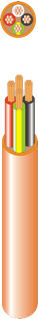 16.0mm 4 Core + Earth Orange Circular - XLPE4160E $1,850.00