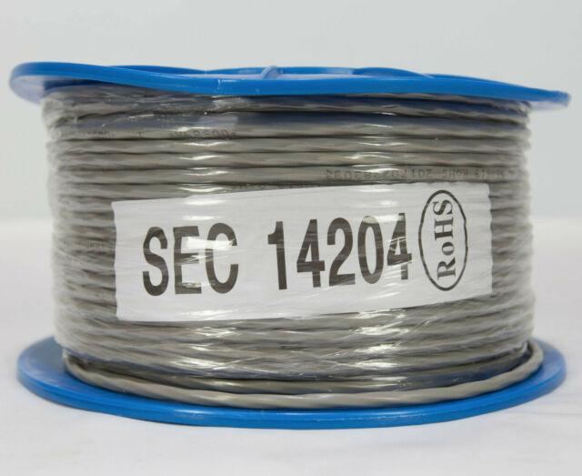 4 Core 14 Strand 4x14/0.20 Unscreened Security Cable 100 Meters - SEC14204