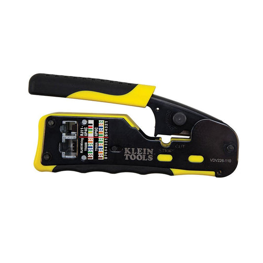 PASS THRU RJ45 RACHETING COMPACT CRIMP A-VDV226-110