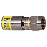 UNIV F COMP CONNECTOR - RG6/6Q (10-PACK) A-VDV812-606
