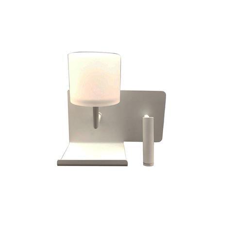 WALL Int City S/M 6W + 3W Reader Matt Wh w/Frosted Diff LEFT/RIGHT - VIGOL - ARCK Electrical Wholesale Supplies