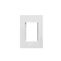 Hager Finesse Systo Accomodation Plate 3 Module (Gloss White) - WBQSEA3