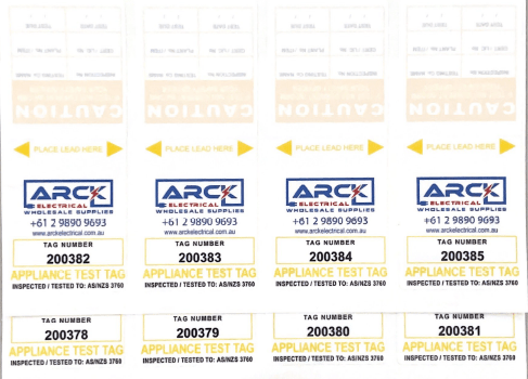 Test Tag Heavy Duty - TAGTTH-Yellow