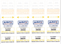 Test Tag Heavy Duty - TAGTTH-Yellow