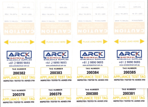 Test Tag Heavy Duty - TAGTTH-Yellow